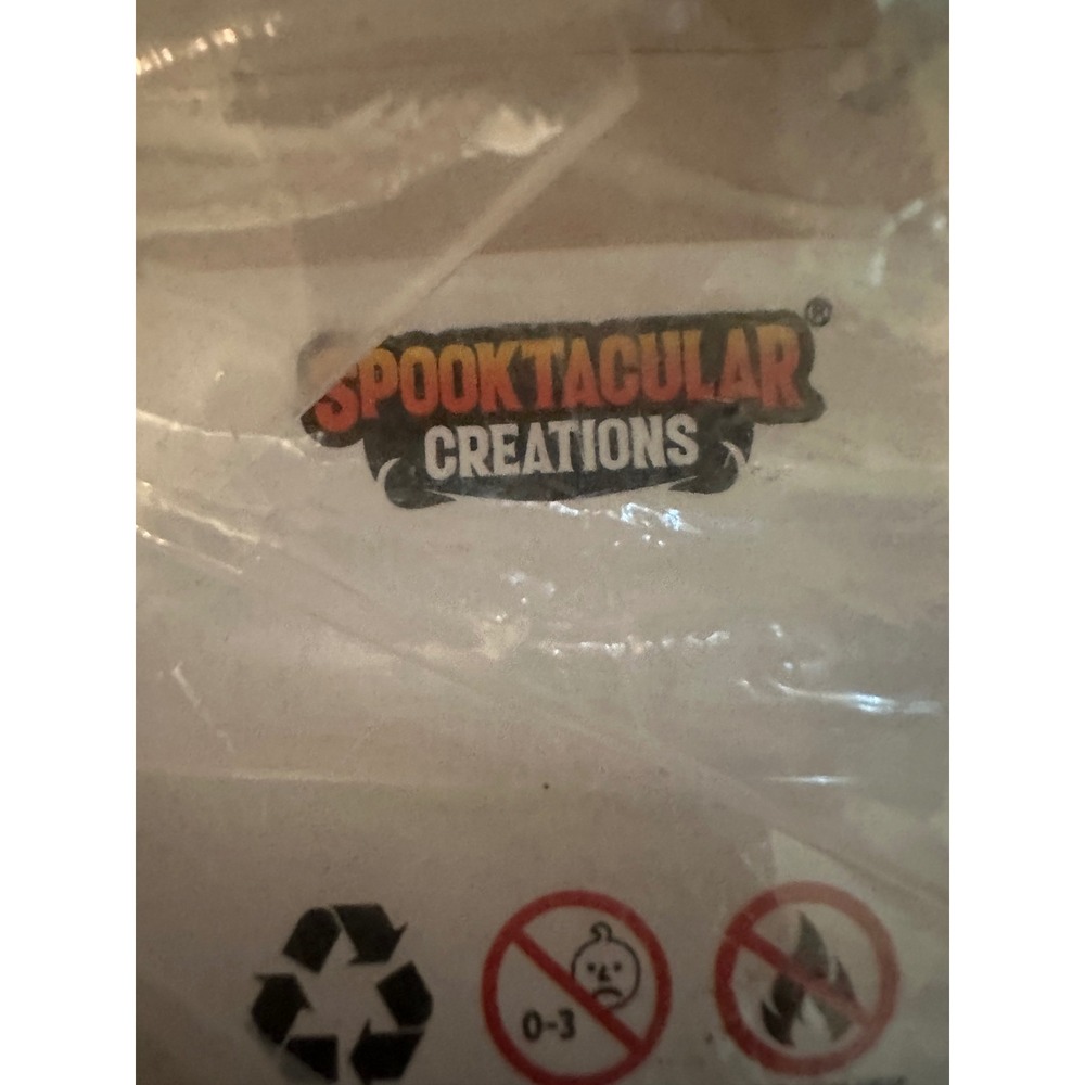 Joyin Reaper Costume Girl XXL 14-16 Gray Spooky Hooded Dress Glow Accessories - Picture 12 of 16